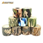 Тактическая Камуфляжная Лента 5 см * 4,5 м, самоклеящаяся Камуфляжная Лента, наружная лента для охоты, стрельбы, стрейч-лента для винтовки, пистолета, Обложка