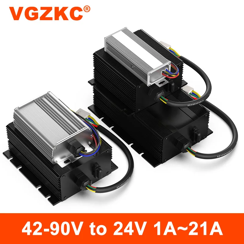 

VGZKC DC-DC isolated 48V60V72V to 24V 1A~21Astep-down power module 42V-90V to 24V car converter