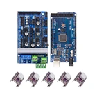 Ramps 1,6 комплект Mega 2560 R3 для arduino + 1 шт. RAMPS 1,6 контроллер + 5 шт. DRV8825 шаговый драйвер модуль 3D Принтер Комплект