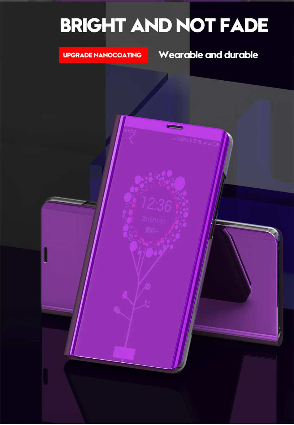 Умный зеркальный флип-чехол для телефона samsung Galaxy S9 S10 S8 S7 S6 Edge Plus S10E Прозрачный чехол для samsung Note 9 8 5 4 3 Чехол