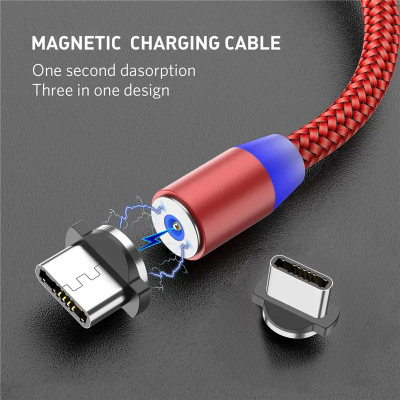Магнитный кабель USB Type-C для Samsung galaxy A12 A42 A50 A51 Motorola Moto G9 Play G7 LG сетевое зарядное