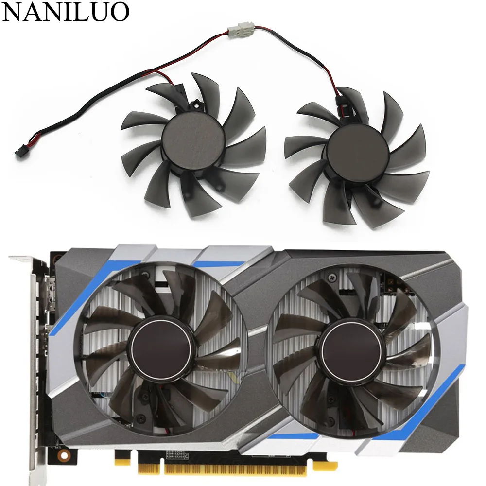 GA82S2H FD8015H12S 75 мм GTX1050 Ti VGA вентилятор для GALAX KFA2 GTX 1050 1050Ti Herd Вентилятор Охлаждения