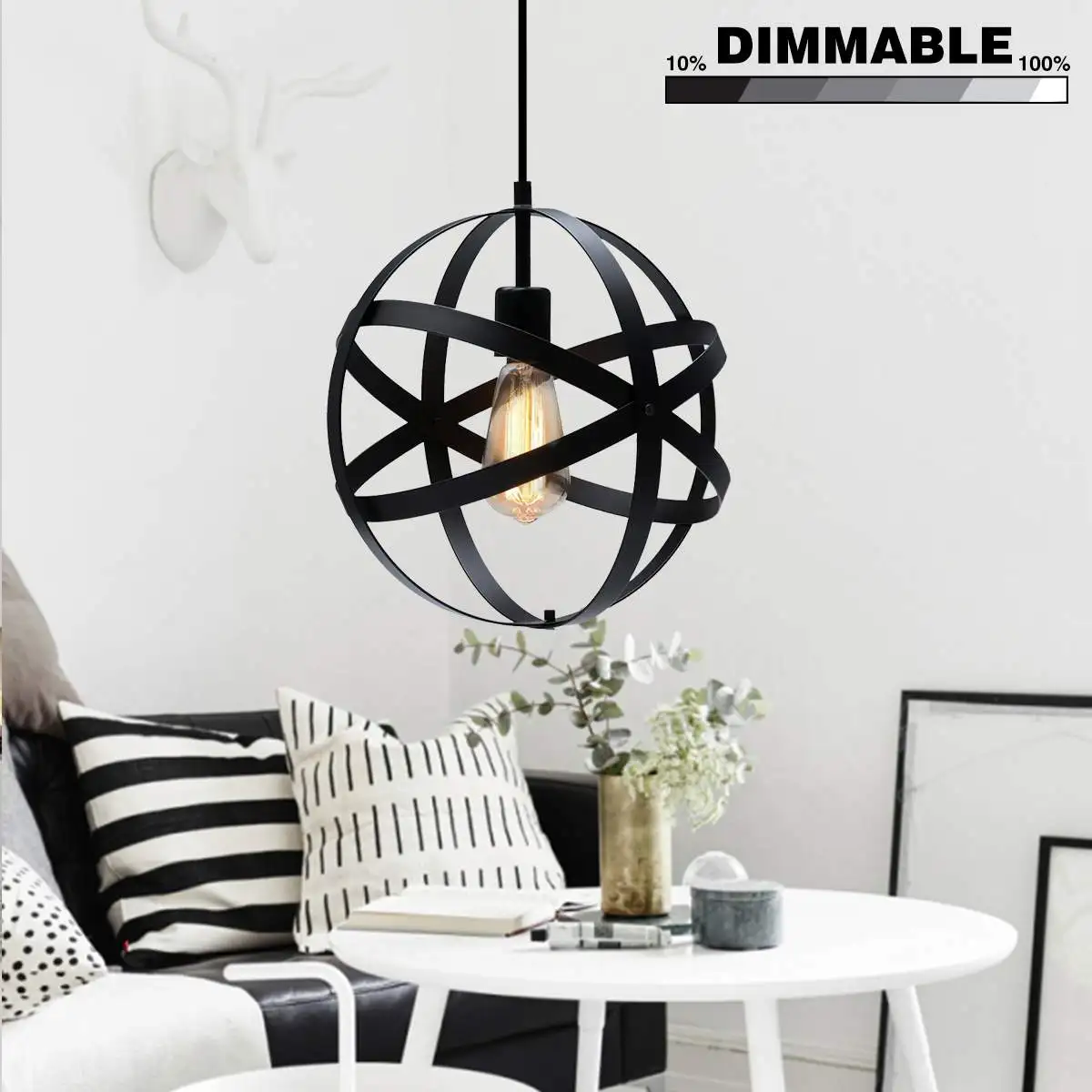

Loft Vintage Pendant Light Nordic Black Metal Retro Light Industrial Lamp Lighting Fixture For Cafe Bar Home restaurant Lighting