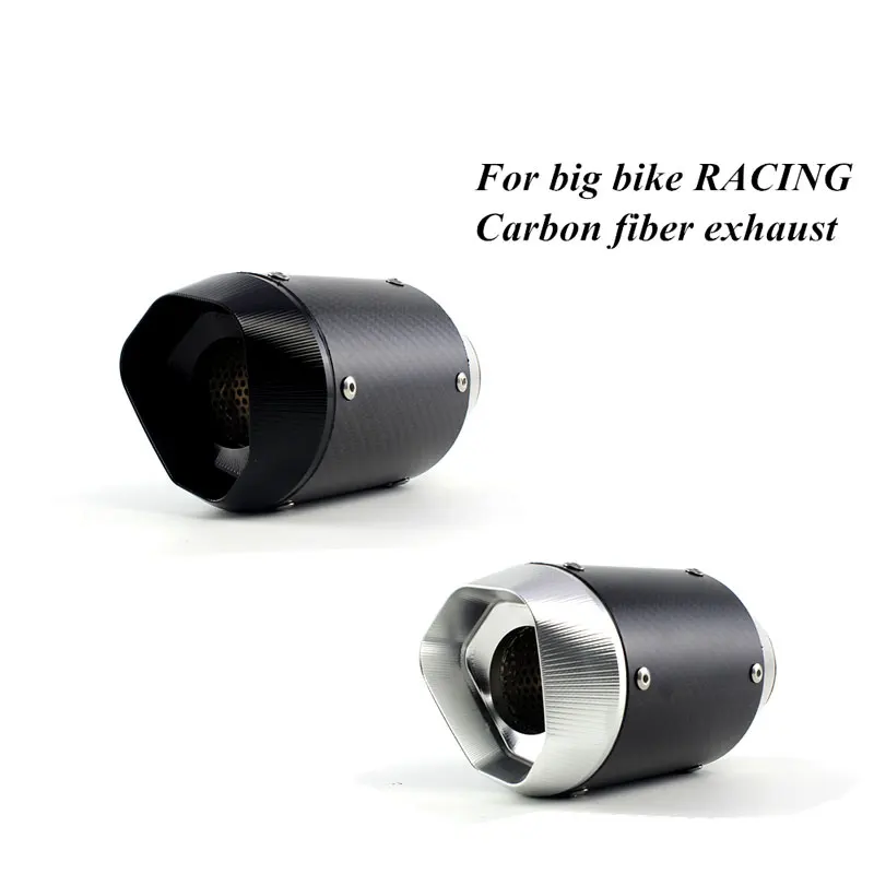 Выхлопной мотоцикл Akrapovic Остин гонки большой трубы Escape мото углеродного волокна