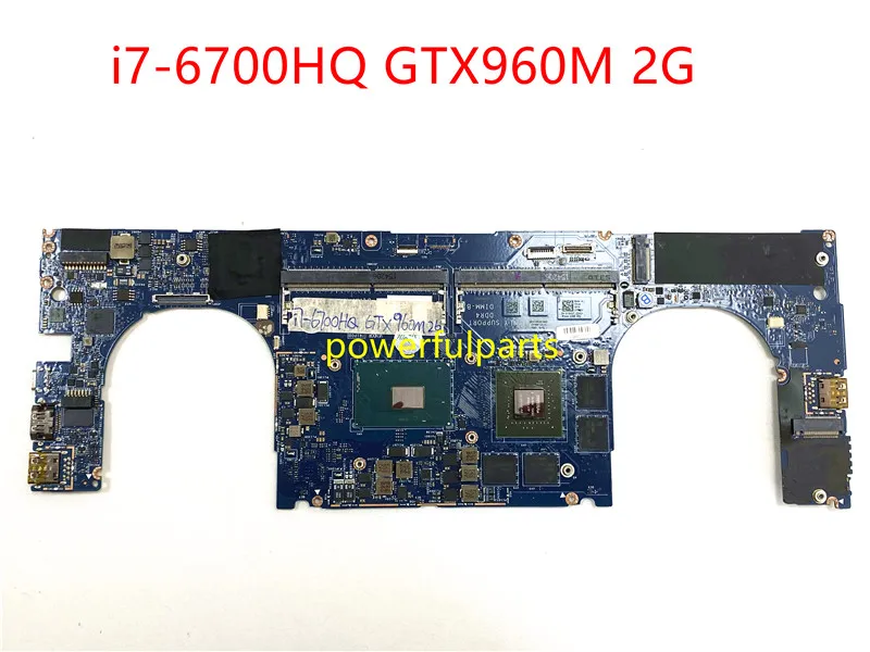 100% рабочая для DELL XPS 15 9550 материнская плата AAM00 LA-C361P CN-0Y9N5X 0Y9N5X Y9N5X с i7-6700HQ процессор +