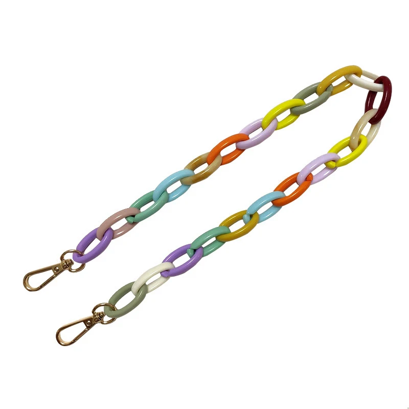 

Fashion Acrylic Bag Chain Durable Plastic Shoulder Strap Bag Chain Good-looking Decorative Supplies Beautiful Bags Accessories