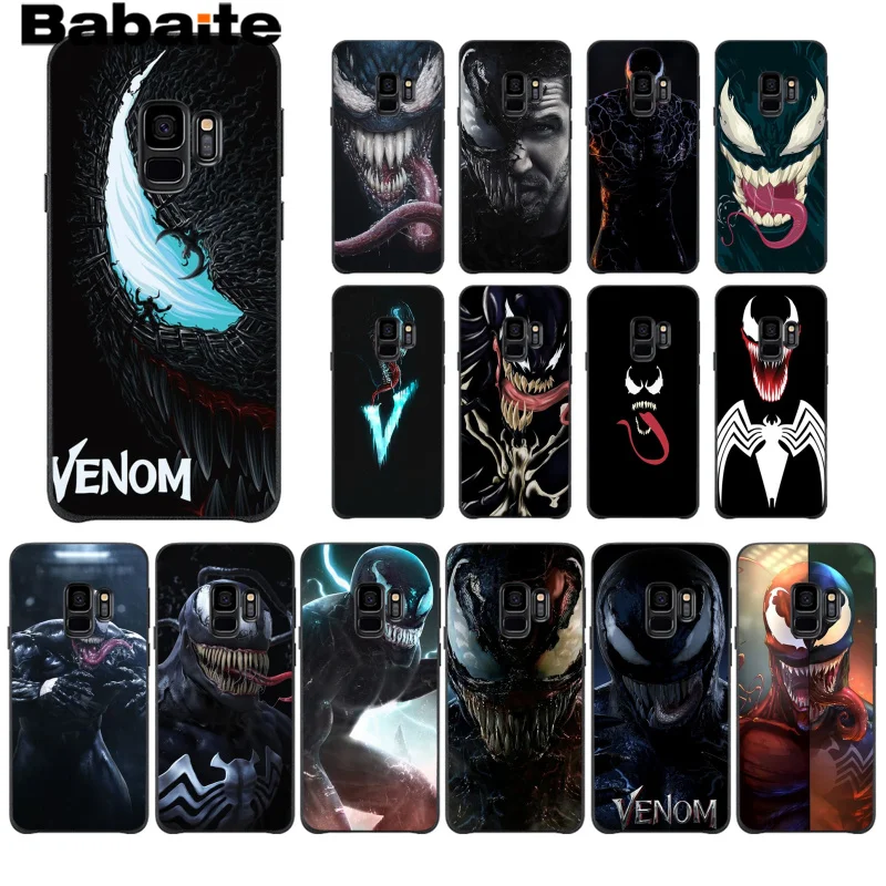 Чудо яд Новые супер герой мягкий из термопластика черный чехол для телефона samsung