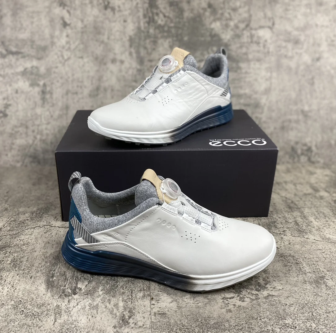 

Men Genuine Leather Golf Shoes Anti Slip Spikeless Golf Sneakers Male Athletics Pro Golf Tours Shoes Golfer Walking Mens Sneaker