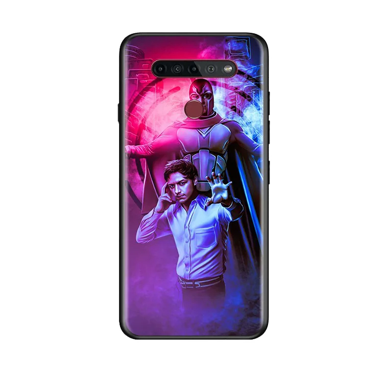 

Marvel Avengers Magneto For LG G8 G8S G8X V30 V30S V40 V50 V50S V60 Q60 ThinQ 5G Soft Shell TPU Silicone Black Cover Phone Case