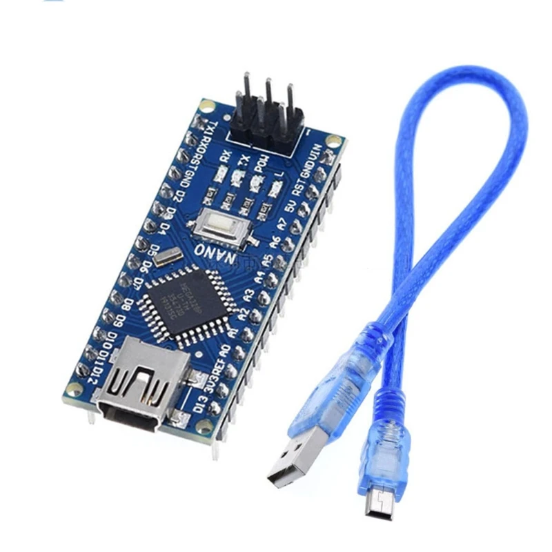 

Nano V-3.0 ATmega328P 5V 16MHz Micro Controller Board Module Nano Boards CH340G Chip w/ w/o Mini USB Cable Durable