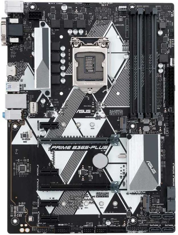 Материнская плата PRIME B365-PLUS RTL {Soc-1151v2 Intel B365 4xDDR4 ATX AC`97 8ch(7.1) GbLAN+VGA+DVI+HDMI} - купить по