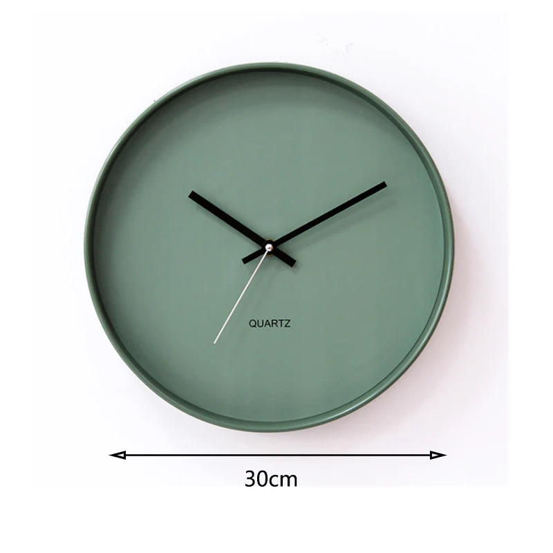 

Nordic Style Wall Clock Large Quiet Modern Decor Wall Clock Reloj Pared Madera Gift Creative Wall Clock Home Decoration BB50WC