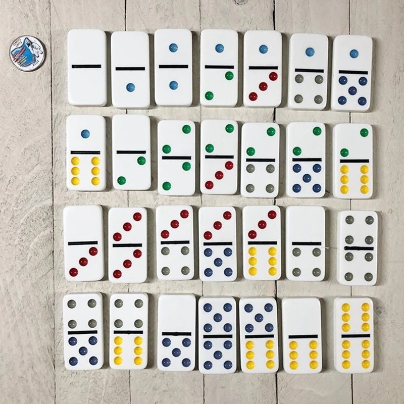 

1 Set DIY Crafts Crystal Epoxy Resin Game Mold Dominoes Casting Silicone Mould 54DC