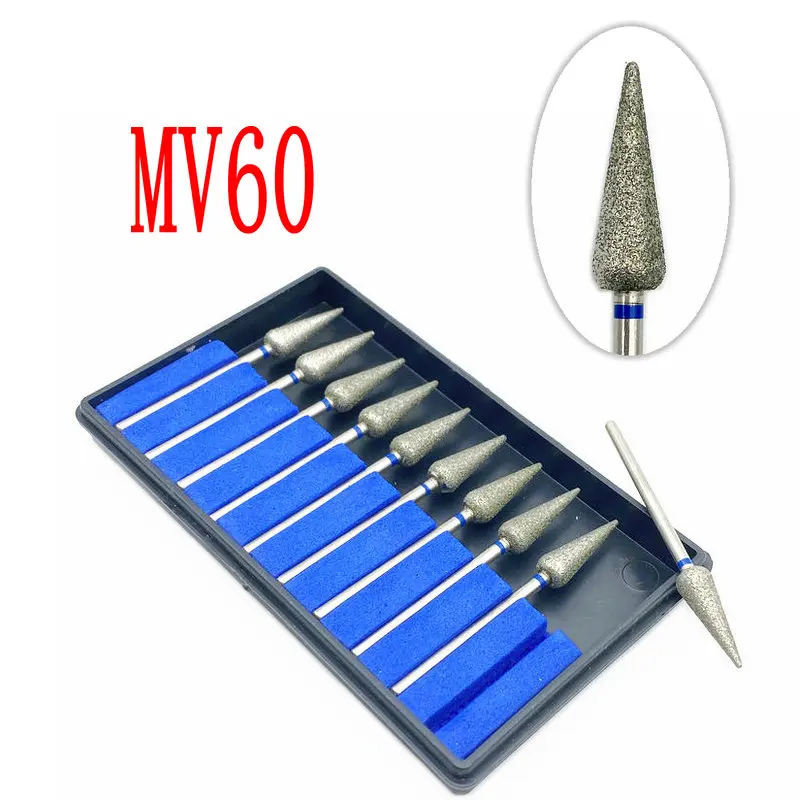 10 шт./компл. Стоматологическая деталь гальванизированная Алмазная точка