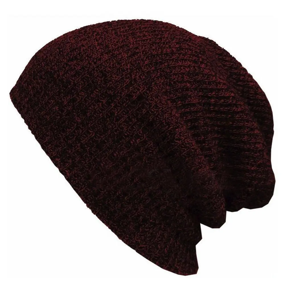 

Newly Unisex Knit Baggy Beanie Winter Hat Outdoor Skiing Slouchy Chic Knitted Cap