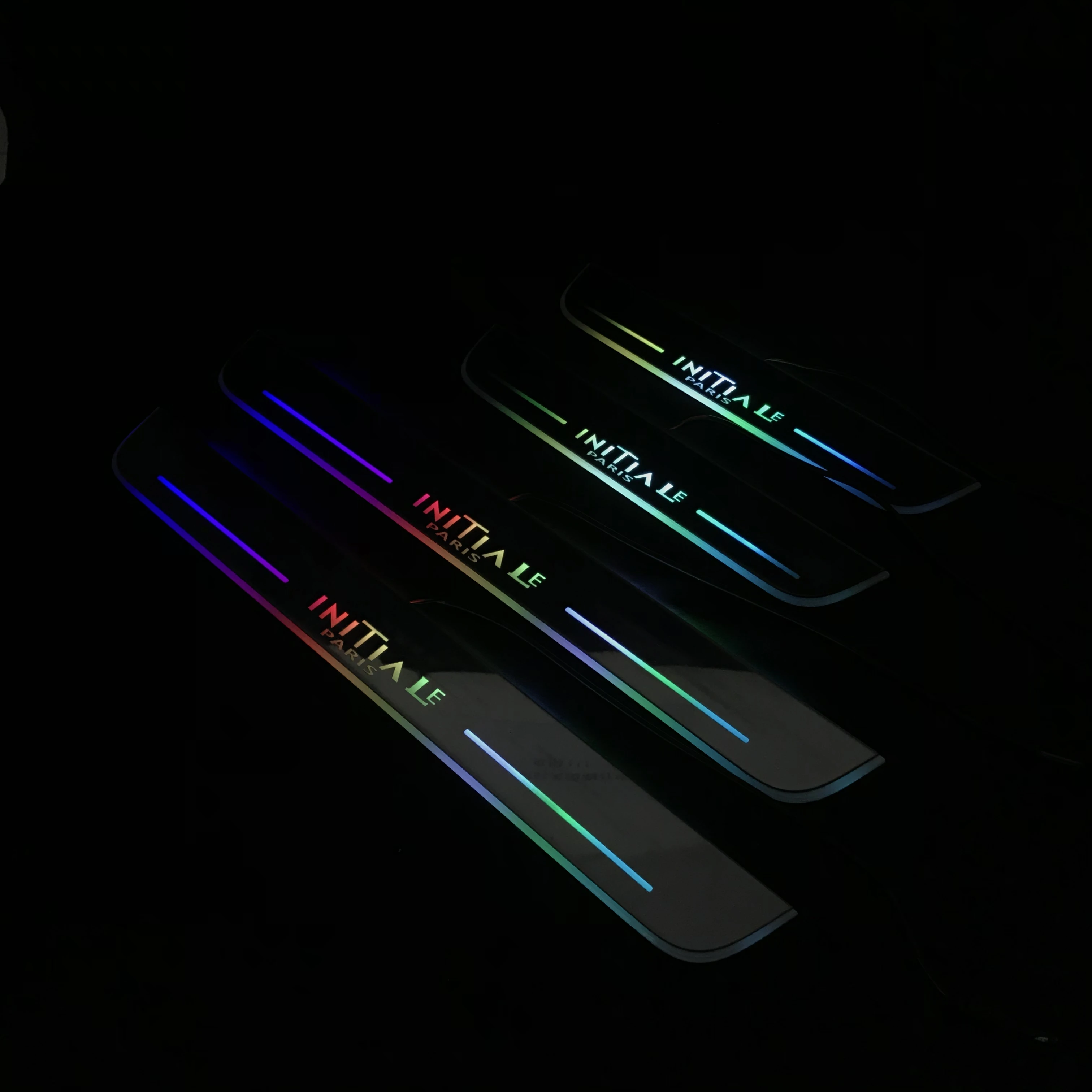 

Acrylic mobile LED welcome scooter wear plate door sill frame path light for renault talisman dedicated Flow/fixed light