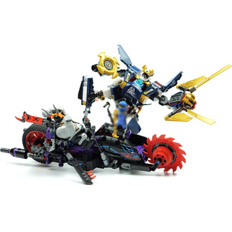 

565Pcs Ninjae Get Weaponized For A Dynamic Killow Vs. Samurai X Duel Model Building Block Toy Recreate And Role-Play Epic Scenes