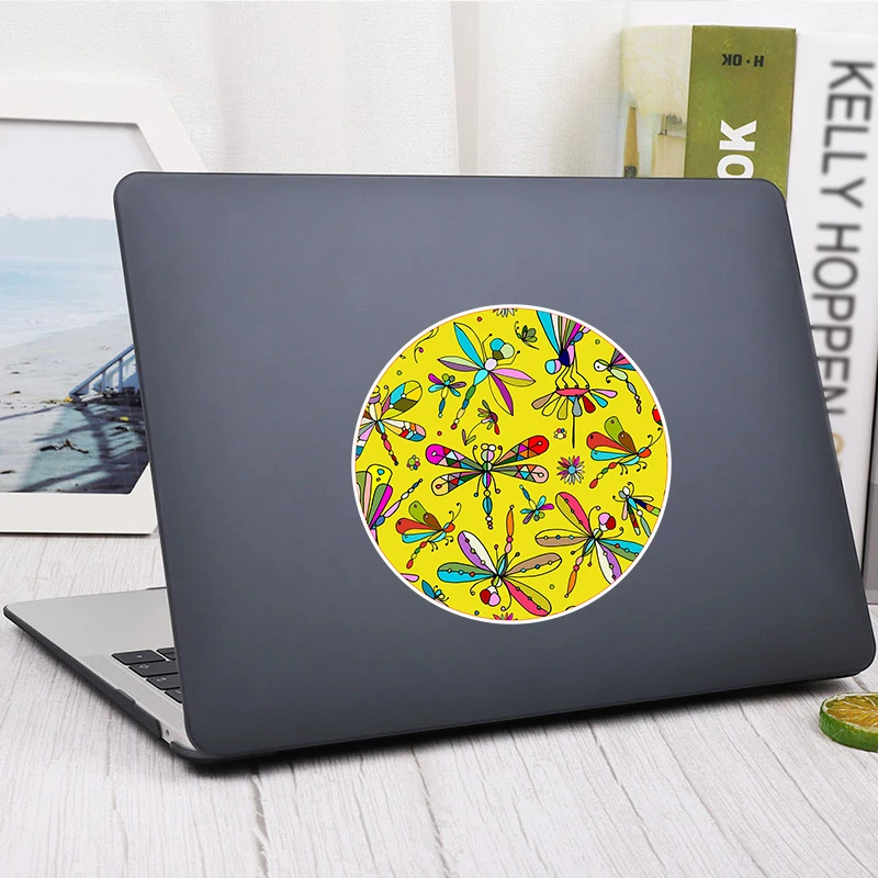 

Красивые стрекозы насекомые виниловые наклейки для ноутбука/автомобиля/стены/планшета/окна/двери/телефона, наклейки для ноутбука s # S7042