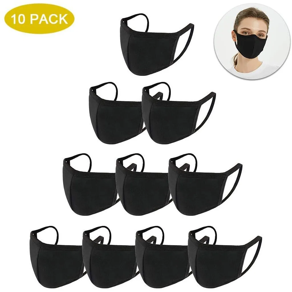 

10 шт. Пылезащитный фильтр PM2.5 карманная защита для рта Бандана Балаклава для мужчин женщин мужчин хлопковая Пылезащитная маска спортивные в...