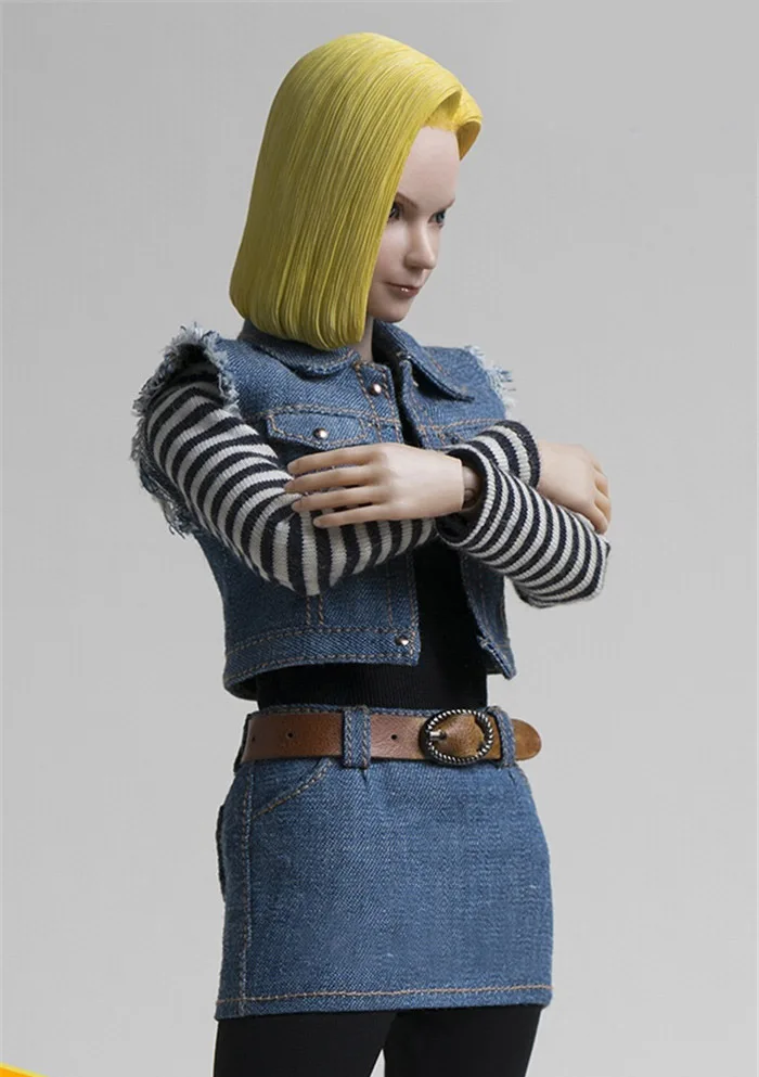 Soldier Phicen 1/6 масштаб Dragon Ball Z Android 18 лазурит экшн игрушечная фигурка-модель для детской игрушки