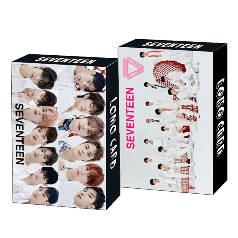 30 шт./кор. Kpop ATEEZ Astro SEVENTEEN IZONE ITZY Фотокарта Lomo Card фотографические карты Поклонники