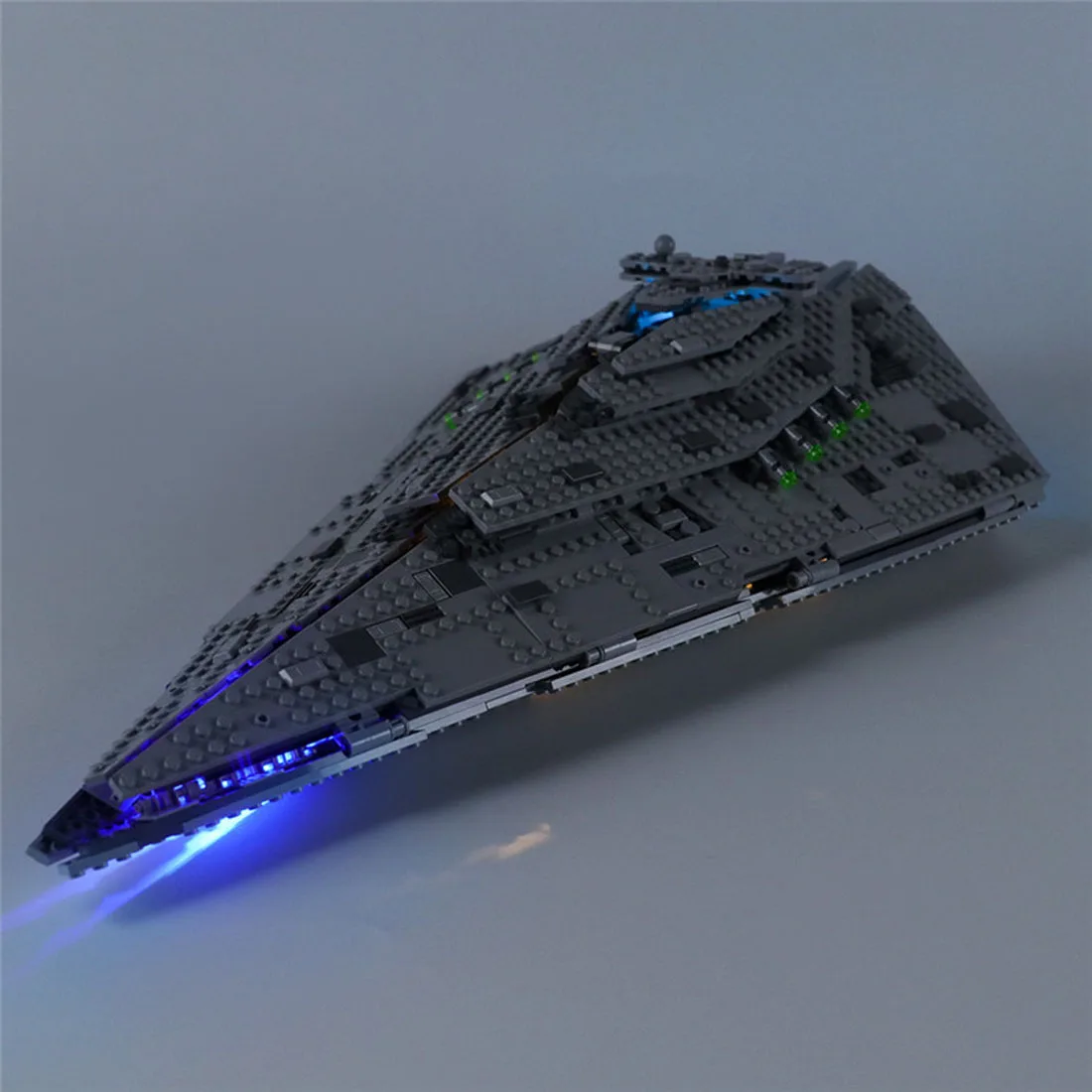 

USB LED Lighting Kit for Episode VIII First Order Star Destroyer 75190 (Only LED Light, No Block Kit)