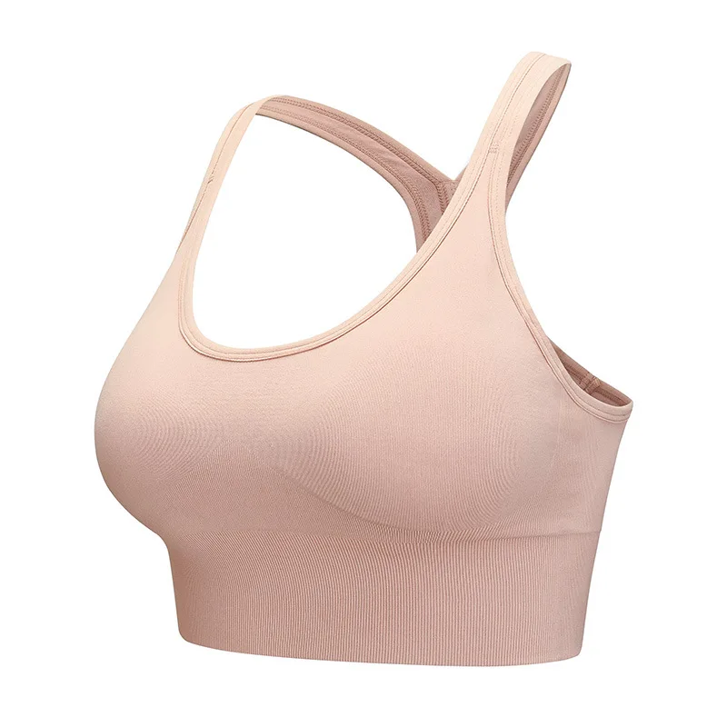 

Hollow Beautiful Back Shockproof Gather Four-breasted Bra Without Steel Ring, Ladies Fashion Fitness Yoga Running Underwear