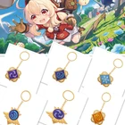 Брелок для женщин и мужчин Genshin Impact mondstart Vision 7 Element, подвеска из оружия и глаза Бога, брелок для ключей, украшения для косплея автомобиля