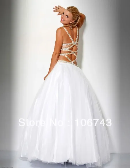 Женское вечернее платье бальное с кристаллами и бисером для торжественных