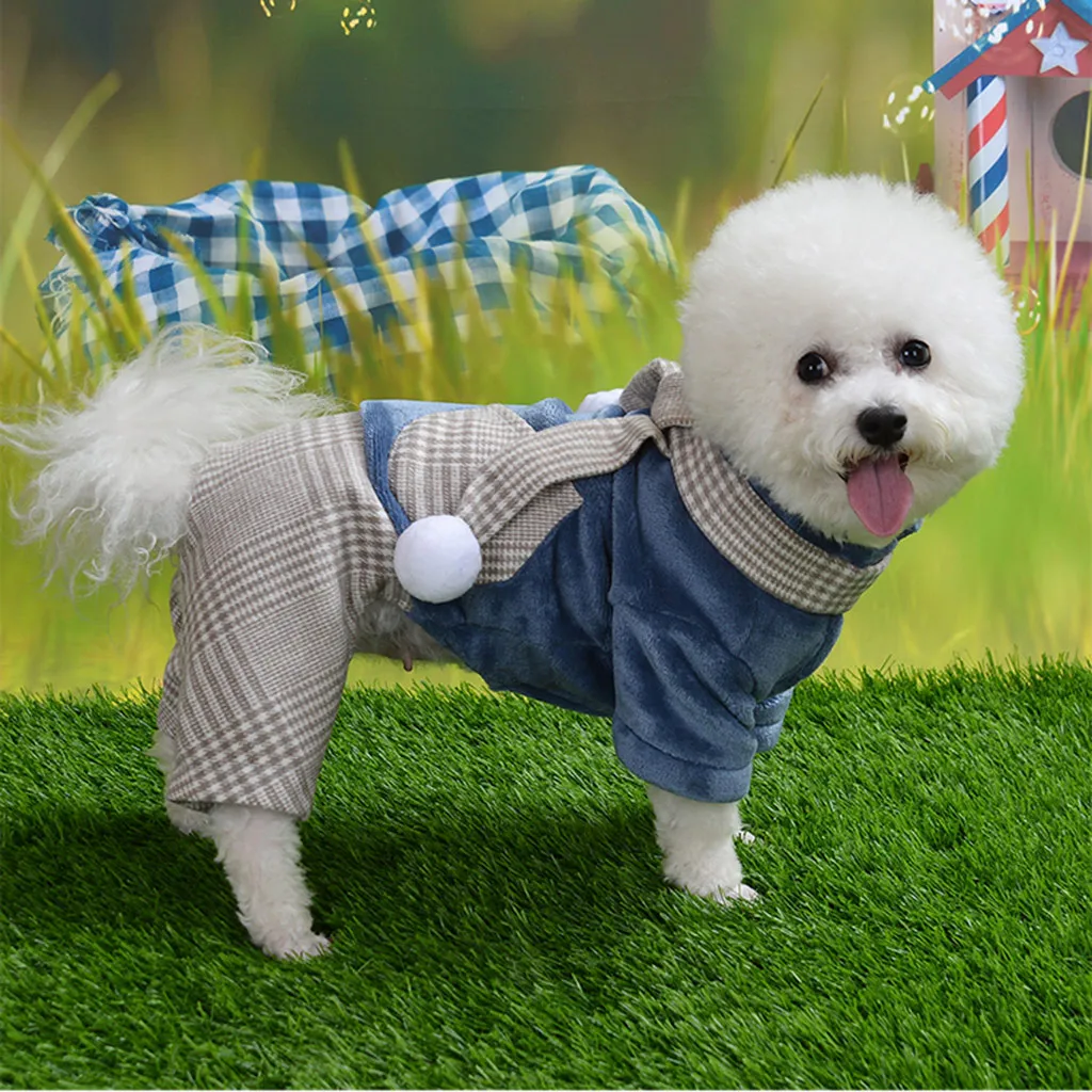 Одежда для собак бархатный утепленный теплый свитшот домашних животных рубашка