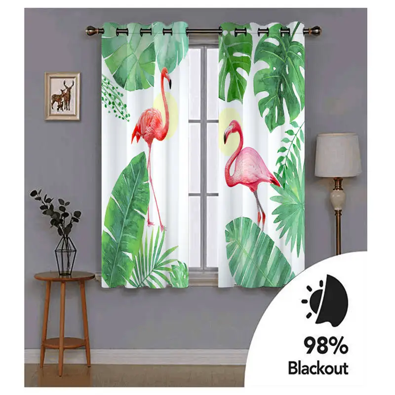 

Blackout Luxury 3D Photo Curtains For Living Room Window Drapes Cortinas Printing Tropical deep forest Curtain Customized size
