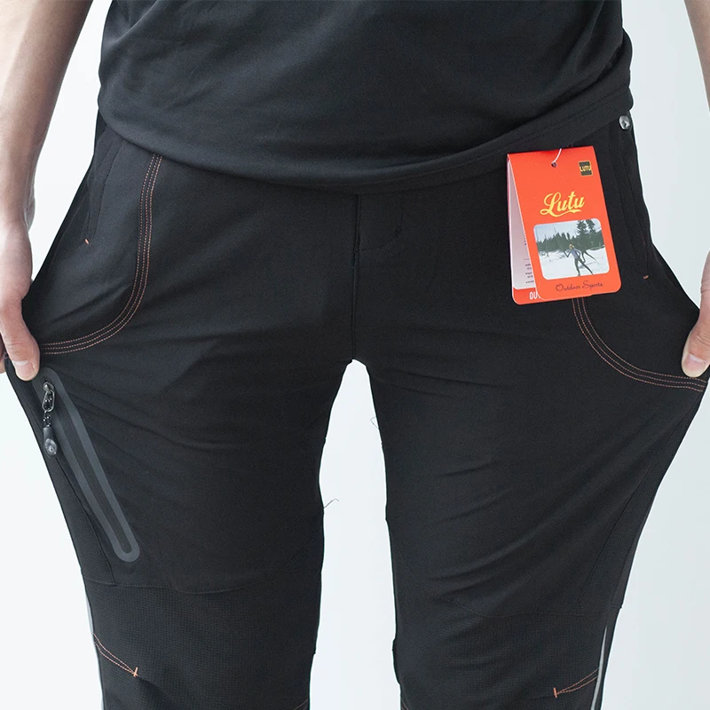 Брюки LUTU мужские флисовые тонкие зимние Походные штаны для кемпинга активного