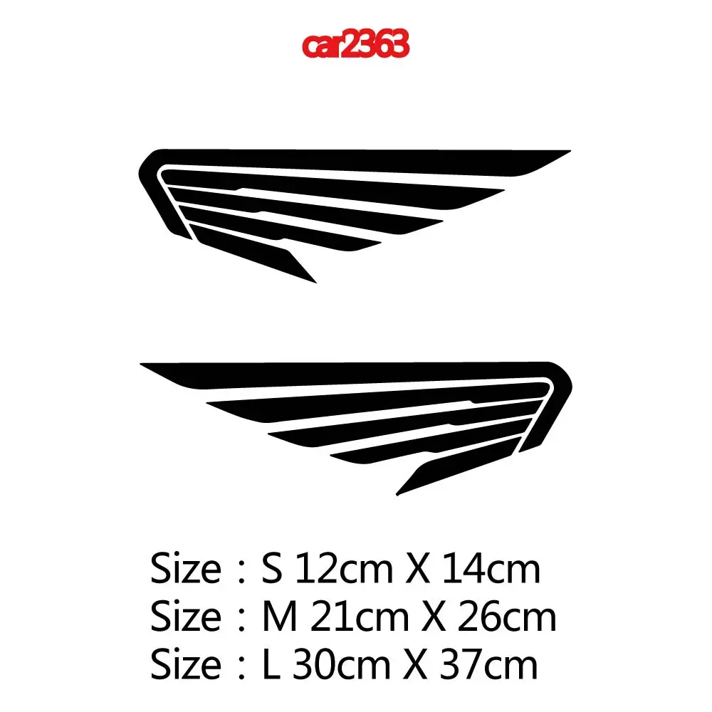 Vinyl Wing Car Sticker Interesting Decals Black/Silver Car-Styling | Автомобили и мотоциклы