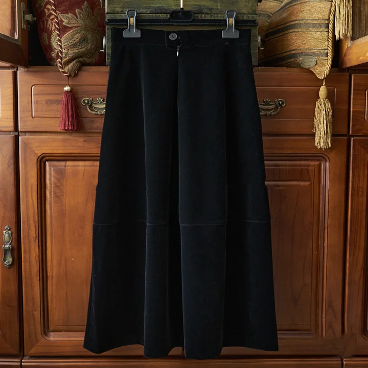 

French All-match Temperament Autumn 2021 New Elegant Mid-length Skirt Ustyle0302