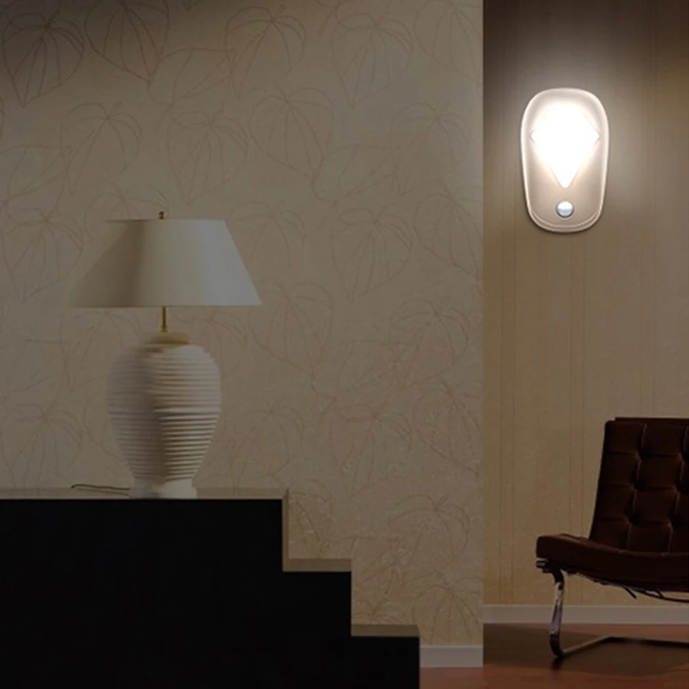 Светодиодный ночсветильник с евророзеткой сенсорный переключатель розеткой для