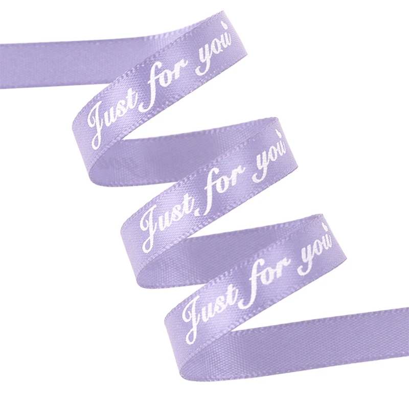 Романтическая подарочная оберточная лента из полиэстера с принтом только для
