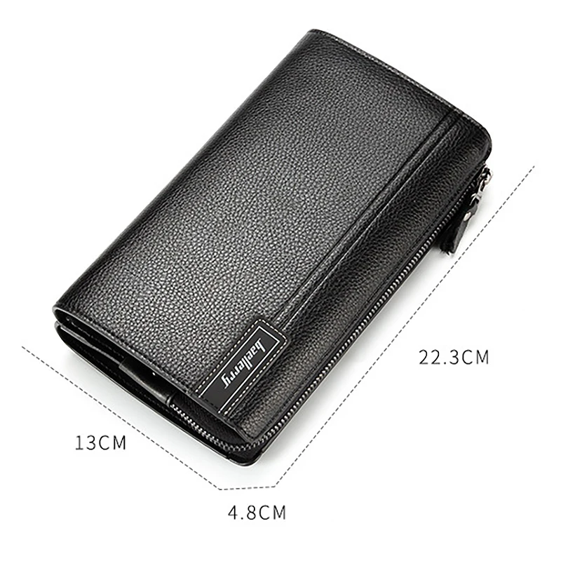 Baellerry деловой кошелек для телефона люксовый бренд большая вместительность монет