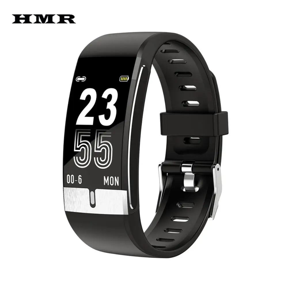 

Women Men Smart Band IP68 Waterproof Temperature Wrist Bracelet Wristband Heart Rate Monitor Pedometer Sport Tracker Smartband