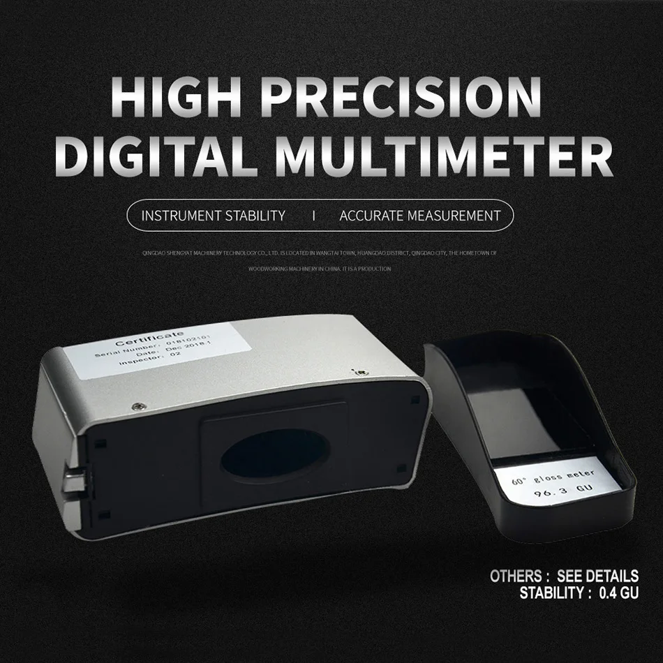 Прецизионный цифровой измеритель блеска 0 ~ 150 GU металлический фотометр для