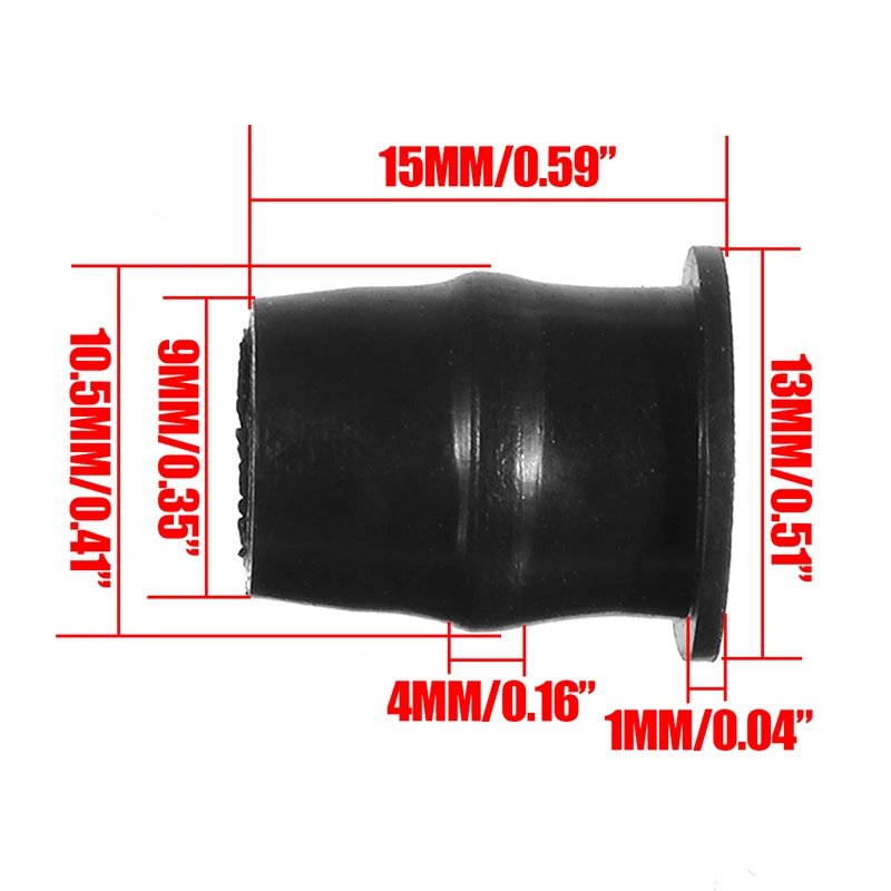 Новое поступление 10 шт./компл. винты для лобового стекла мотоцикла M5x16mm черные