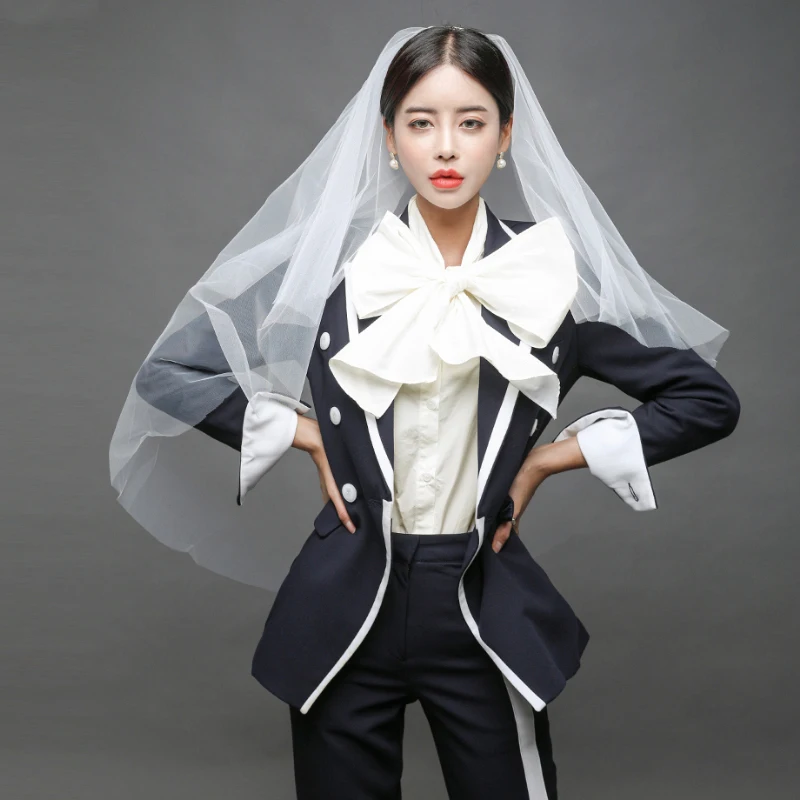 Mozuleva модный двубортный Женский блейзер элегантный женский брючный костюм в