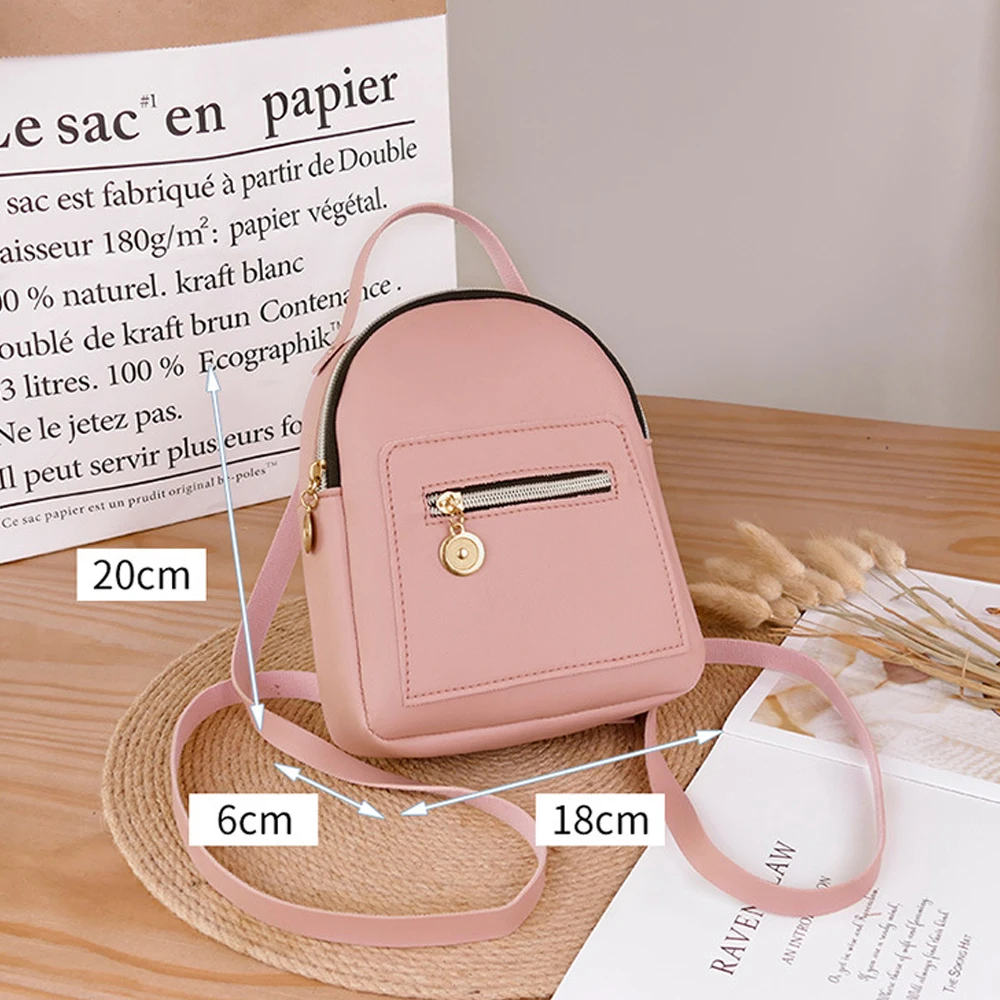 Новый женский мини рюкзак из искусственной кожи дикая школьная сумка дорожная