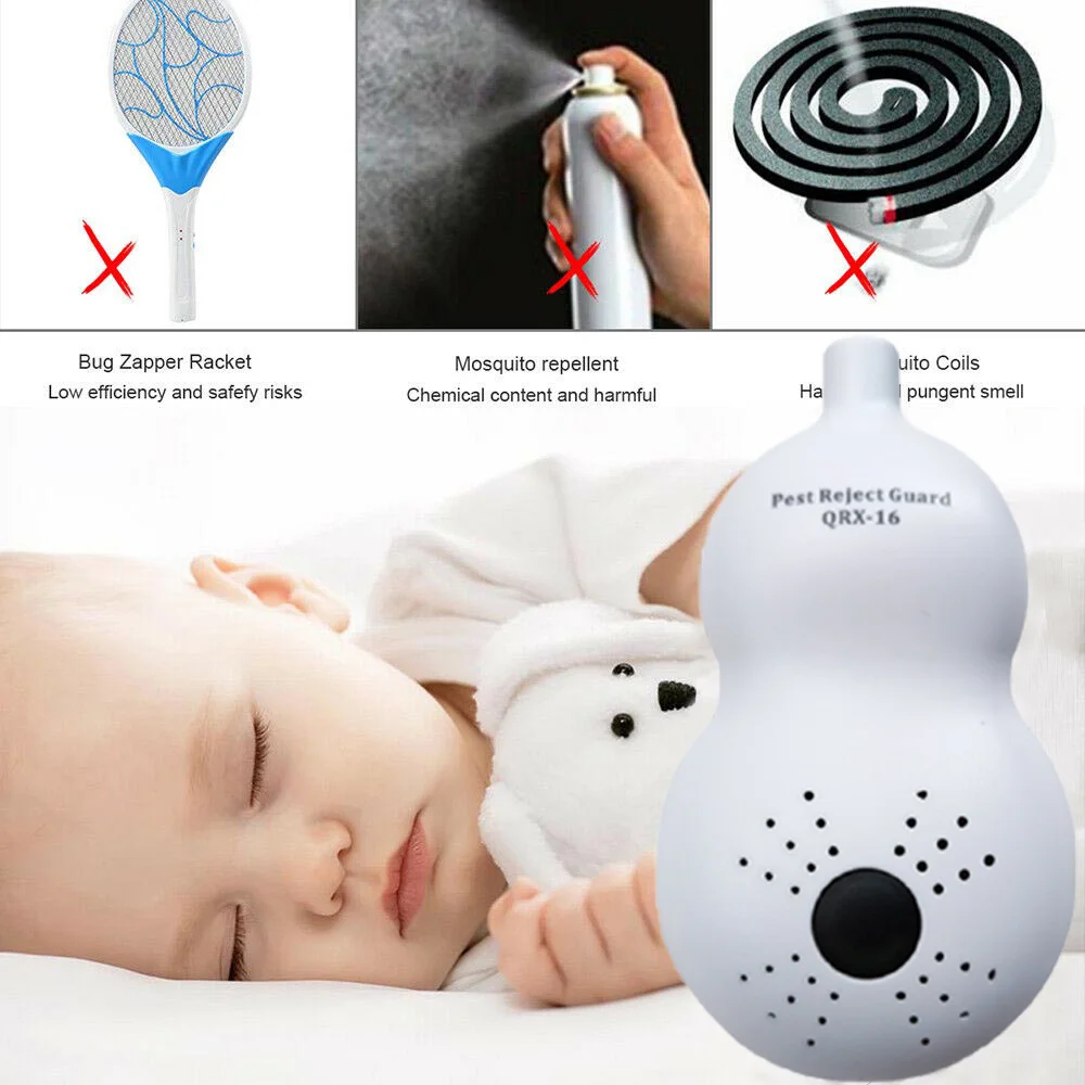 Ультразвуковой репеллент от комаров и мышей с американской вилкой | Дом сад