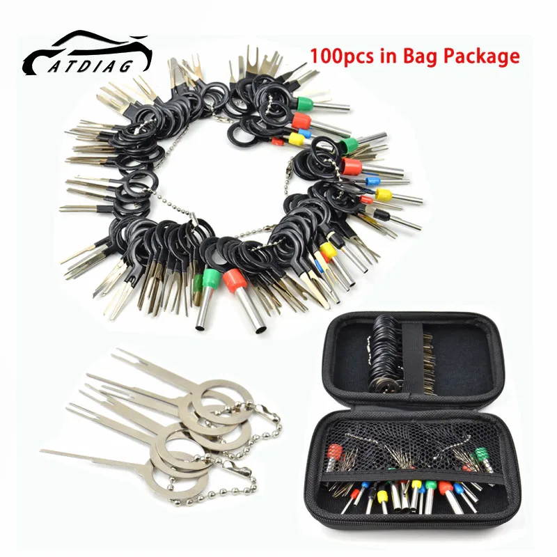 

Новинка 2021, инструмент для удаления клемм автомобильной вилки, инструмент для удаления электрических контактов автомобиля в сумке