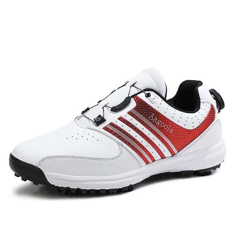 Men Waterproof Golf Shoes High Quality Golfing Athletic Training Outdoor No-slip Walking Footwear Autumn 2021 New Male Sneakers