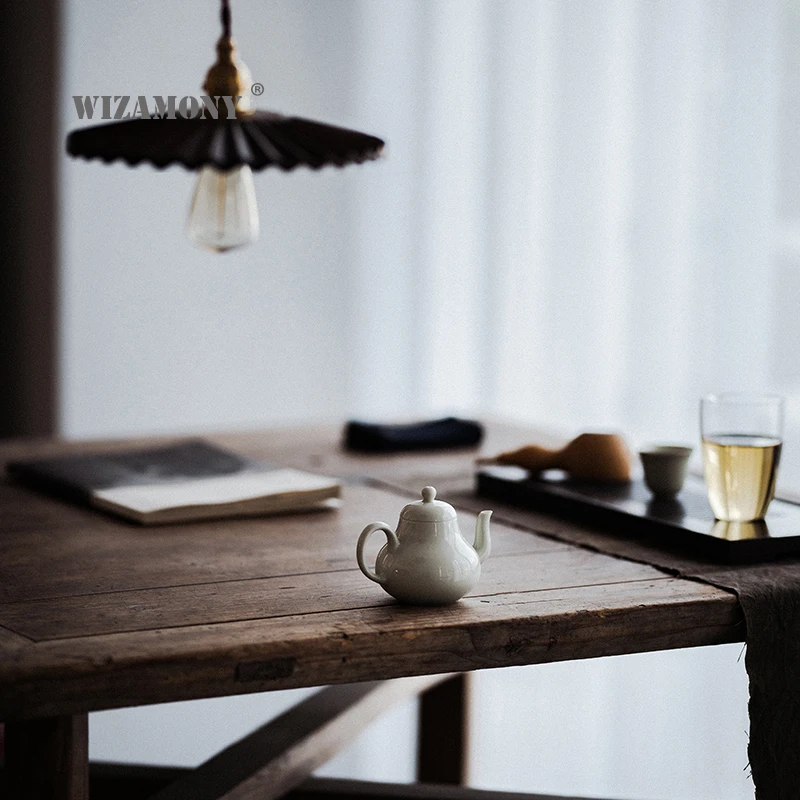 WIZAMONY чайный горшок с травой и деревянной глазурью 150 мл керамика искусство Тай