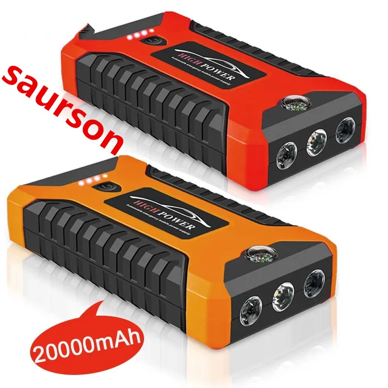 

2021 New 20000mAh Car Jump Starter Emergency Power Supply for 6.0L Petrol Car or 5.0L Portable Car Battery Booster Charger 12V