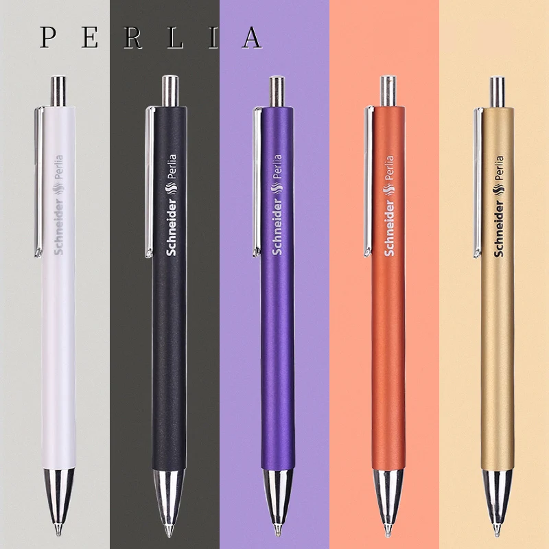 

1pc German Schneider Perlia 0.5mm Gel Pen Business Press Signature Pen Interchangeable Core Writing Smooth 5 Colors Optional