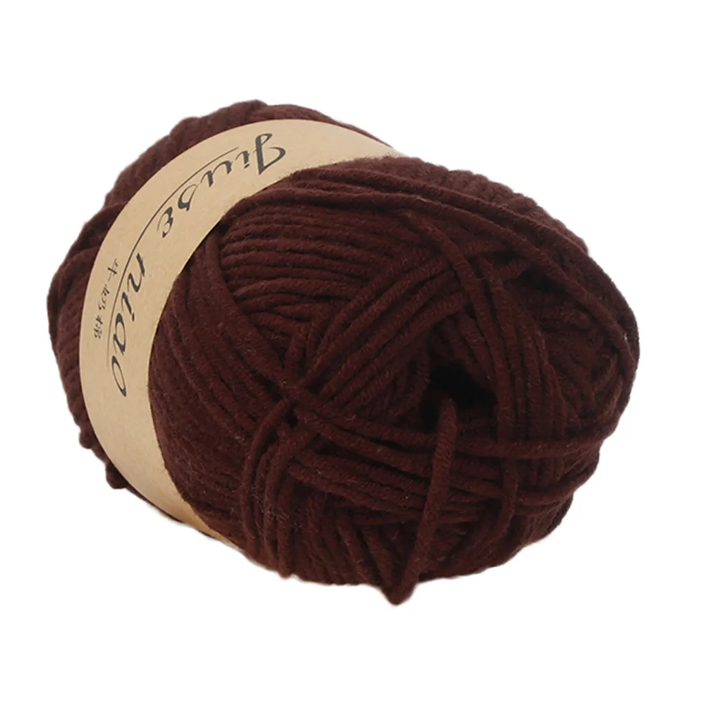 1 шт. 50 г яркая ручная вязка молочный хлопок вязанная шерсть W1224|Пряжа| |