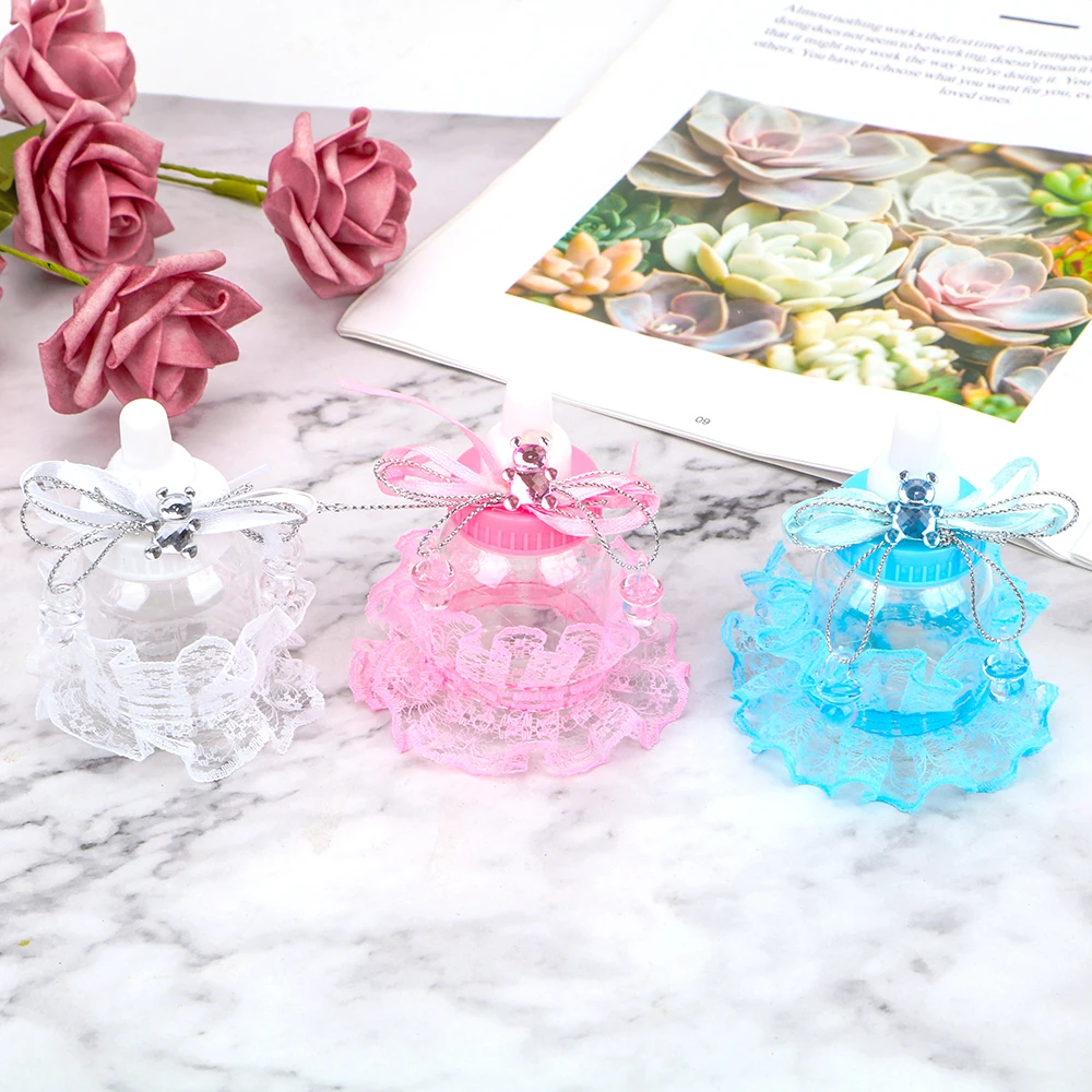 HOOMIN девочка мальчик ребенок душ украшения милый медведь Серебряная Веревка для